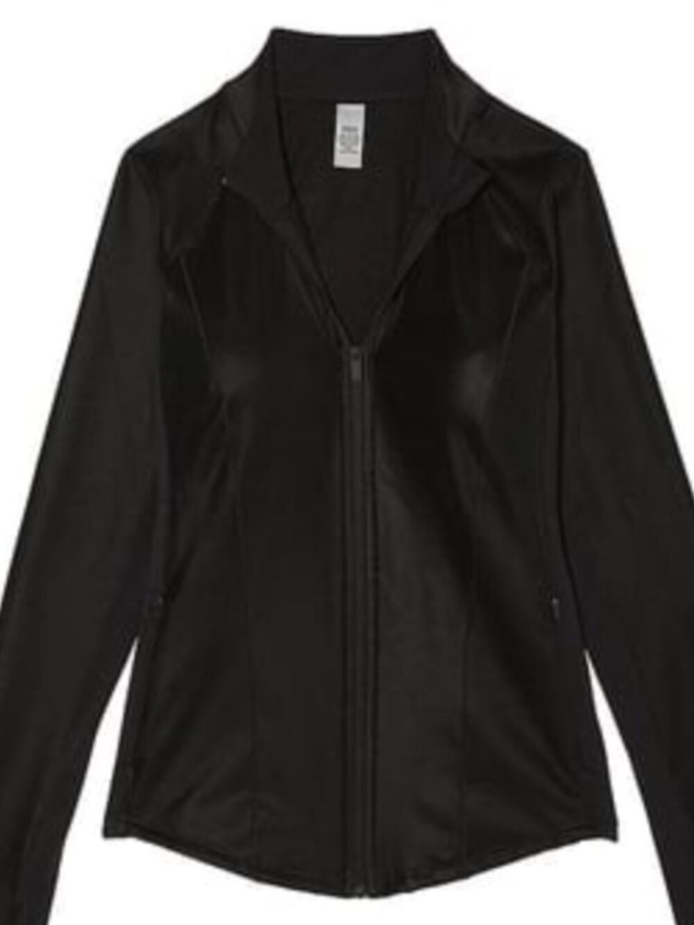 Victoria's Secret Suede Effect Vegan Leather Full Zip Active Jacket - Picture 4 of 6